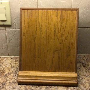 Oak RECIPE BOOK STAND